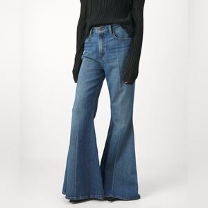 Frame Denim Extreme Wide Leg Jeans